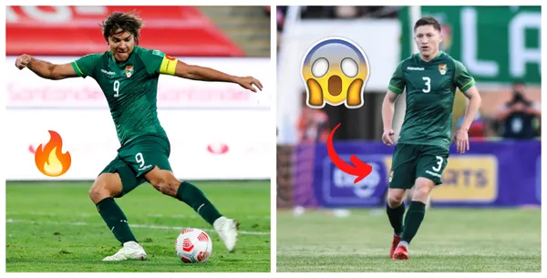 El atacante boliviano y el volante, en veredas opuestas