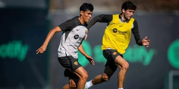 El boliviano sumó un nuevo entrenamiento con el equipo de Xavi Hernández.