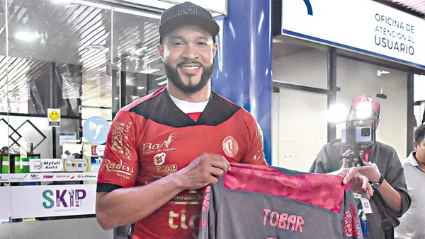 El delantero llegó a su nuevo club con el objetivo de jugar la Copa Sudamericana