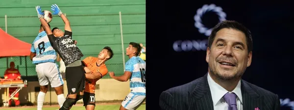 El directivo de un club de Bolivia hizo un reclamo desmedido al ser perjudicado por el arbitro.