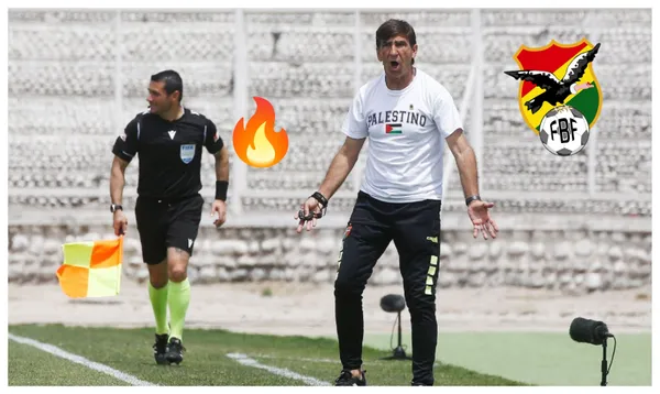 El entrenador de La Verde, viene siendo cuestionado en Bolivia