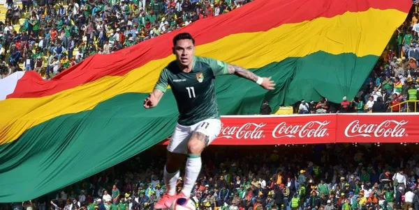 El jugador de Bolívar y del seleccionado boliviano compartió fotos con su pareja.