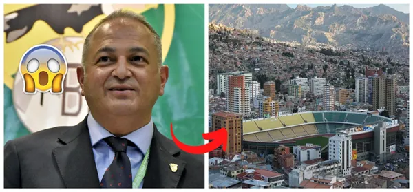 El presidente de la Federación Boliviana de Fútbol y un fuerte mensaje