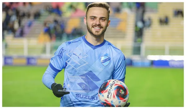Gabriel Póveda, entre los futbolistas mas caros de Bolivia.