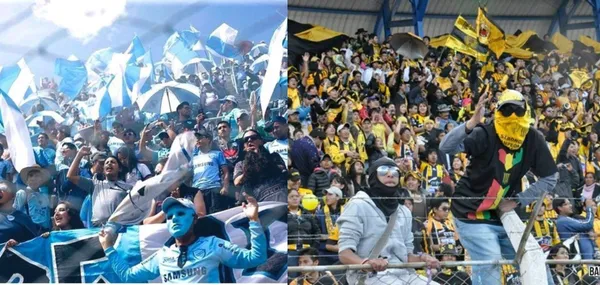 Los hinchas de ambos equipos reaccionaron como quisieron