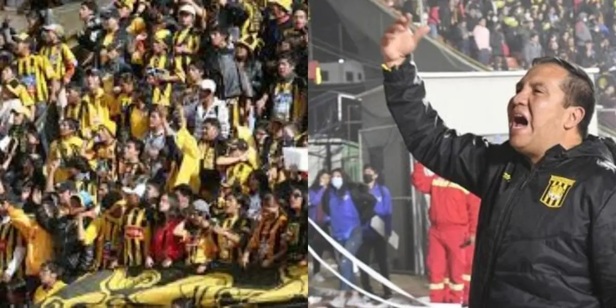A los hinchas del Tigre no le gustó nada las palabras del presidente sobre la reacción de la hinchada en el partido ante Guabirá. -
