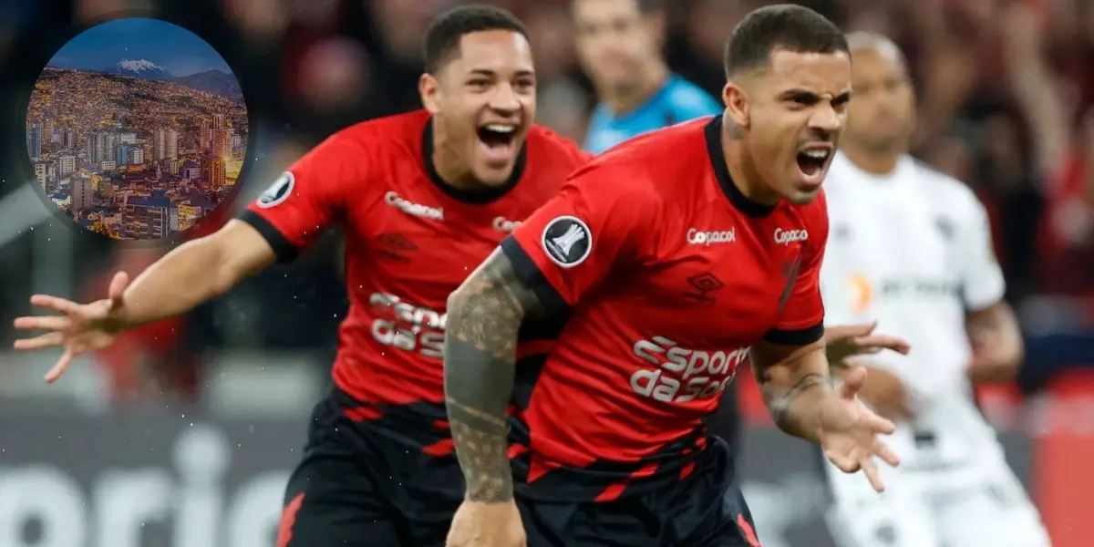 Durante su viaje a La Paz, el conjunto brasileño compartió imágenes del cielo boliviano.