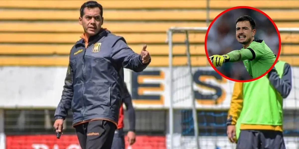 El arquero aún no se recupera de su dolor en el tobillo