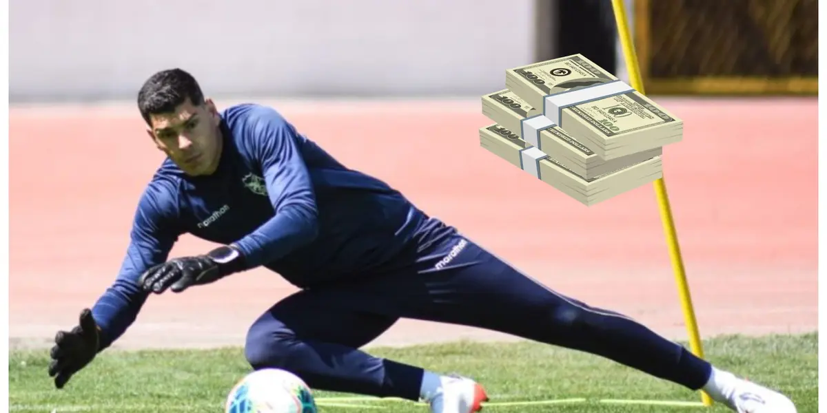 El arquero boliviano y un sueldo atípico