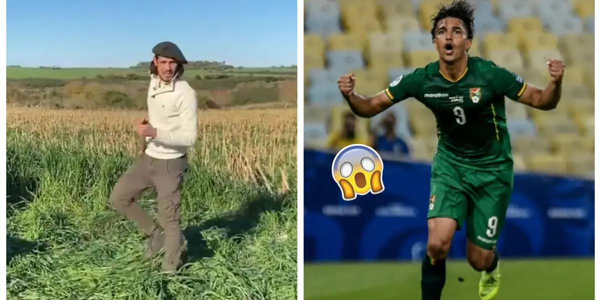 El atacante de la celeste y un humilde descanso, al contrario del boliviano