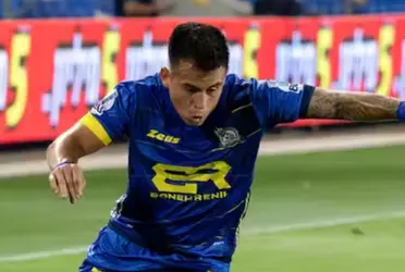 El boliviano jugó 20 minutos.