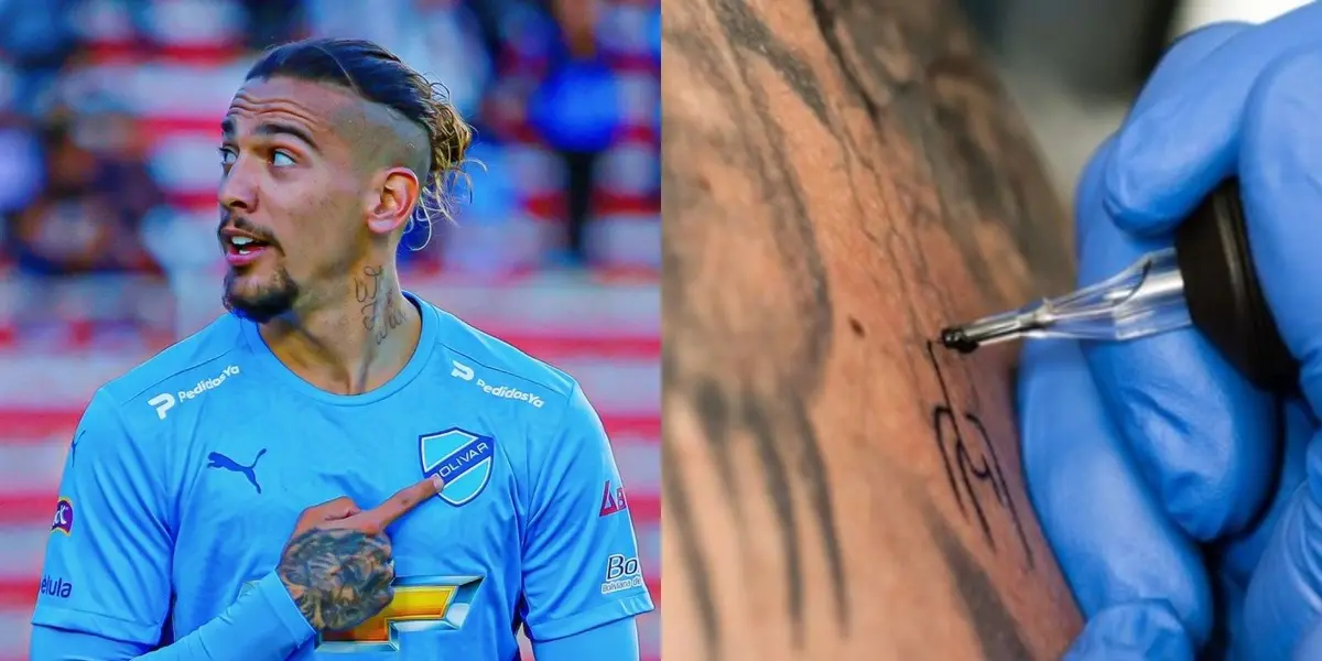 El delantero brasileño que milita en Bolívar se mostró en las redes con su nueva apariencia.