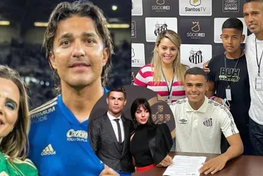 El delantero de Santos se mostró en las redes sociales al mejor estilo Moreno Martins
