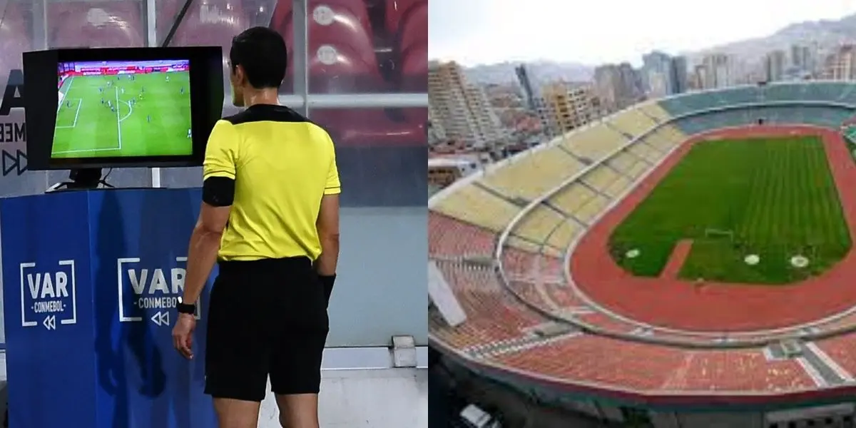 El equipo de La Paz que inició el partido sin el VAR.