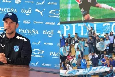 El español sigue buscando excusas por el empate del lunes y eso molesta a los simpatizantes por no acercarse a The Strongest.