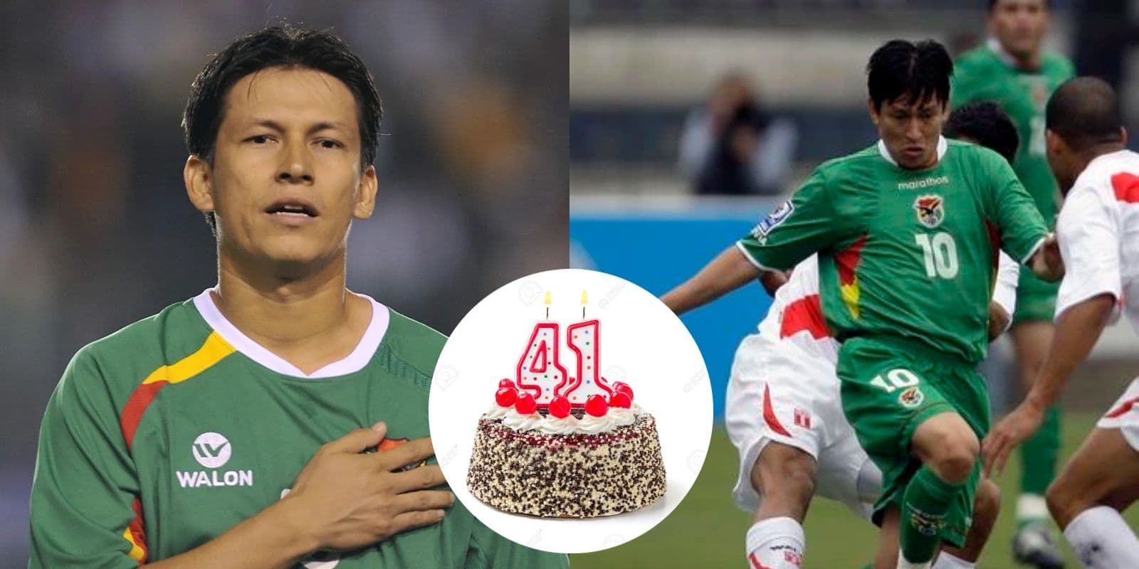El ex jugador de la Selección de Bolivia festeja su natalicio número 41.