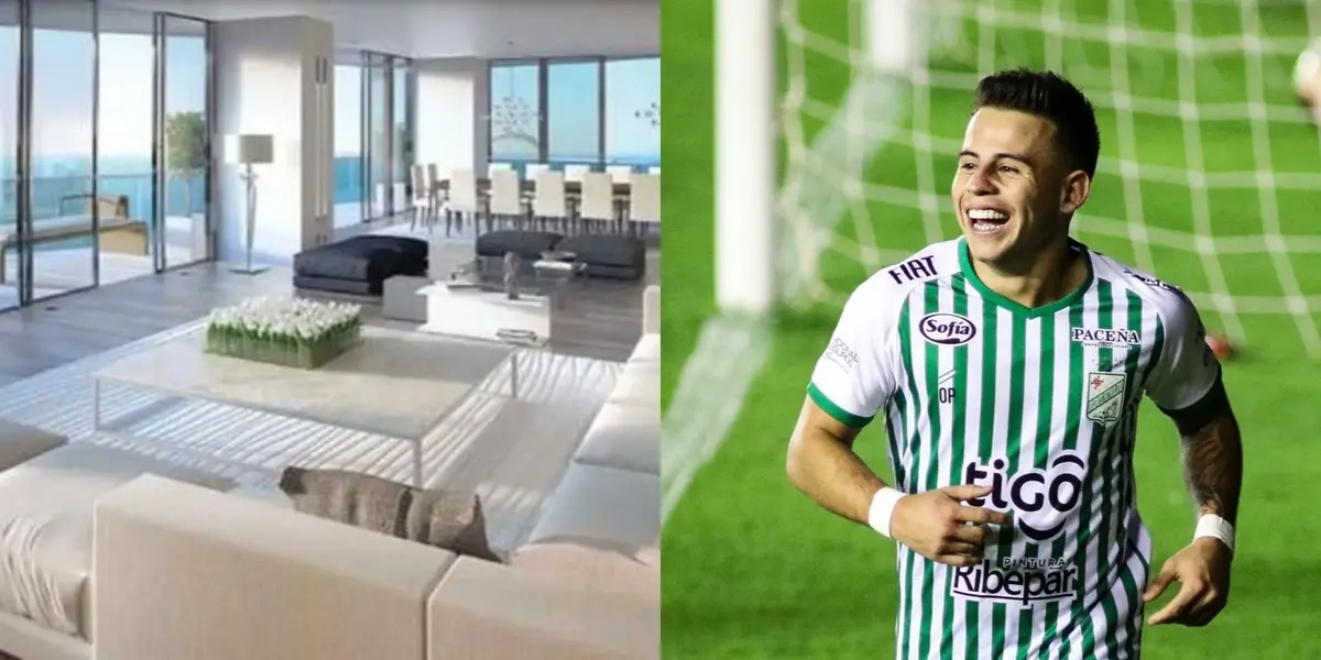 El jugador boliviano se mostró en un lujoso avión que manejaría él mismo.