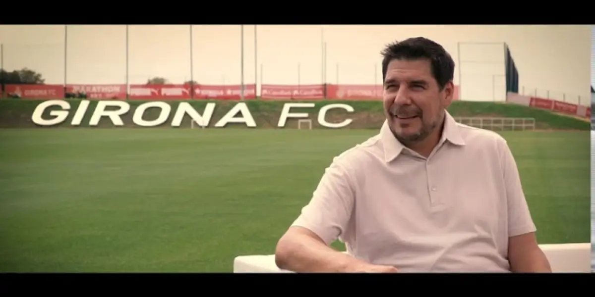 El multimillonario presidente del club de La Paz se muestra en el Ride Girona y junto a su familia