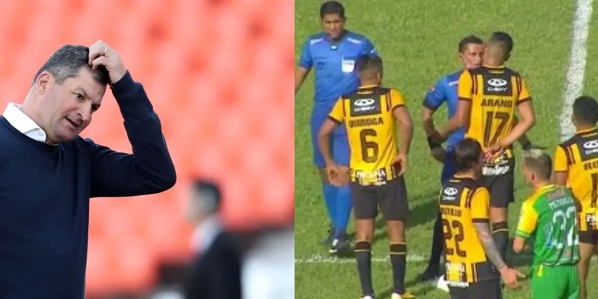 El Pampa trató de resolver algunas cuestiones en el partido pero algunas molestias le complican el partido y al plantel.