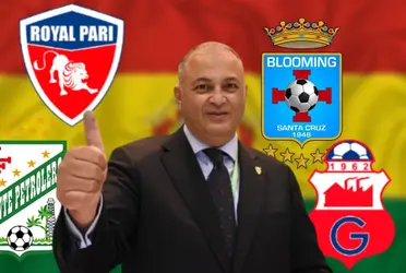 El presidente de la Federación Boliviana de Fútbol tiene mucho trabajo por hacer