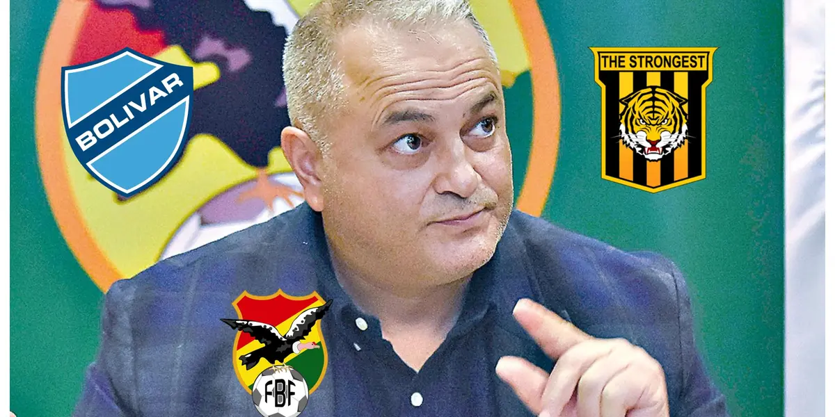 El presidente de la Federación Boliviana de Fútbol ya dio su palabra