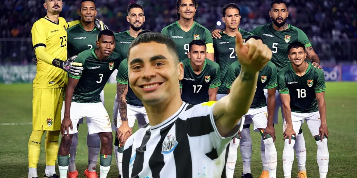 El valor en el mercado de Miguel Almirón es más que todo el conjunto boliviano.