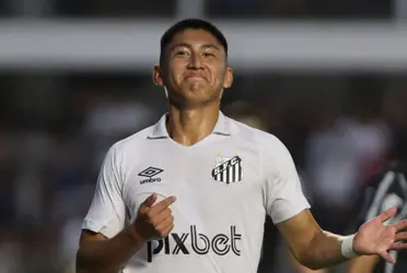 Miguel Terceros va sumando minutos en Santos y busca titularidad