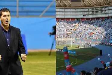 Rescalvo y la reacción con un simpatizante que invadió el campo de juego.