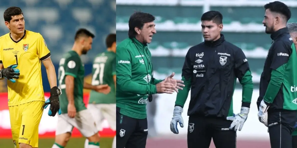El arquero que soñaba con la Selección de Bolivia, pero no pasa un buen momento en su equipo. 