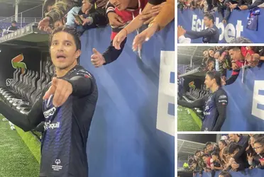 El delantero boliviano ingresó al 64', y anotó tres minutos después.