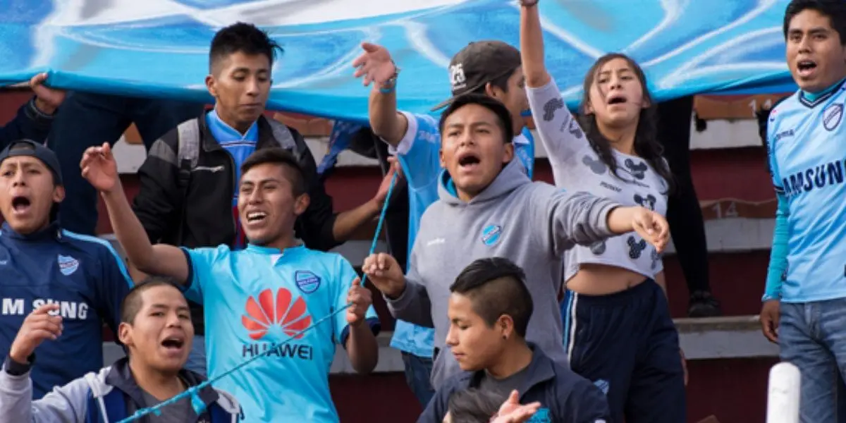 El directivo que hizo enojar a los hinchas de Bolívar. 