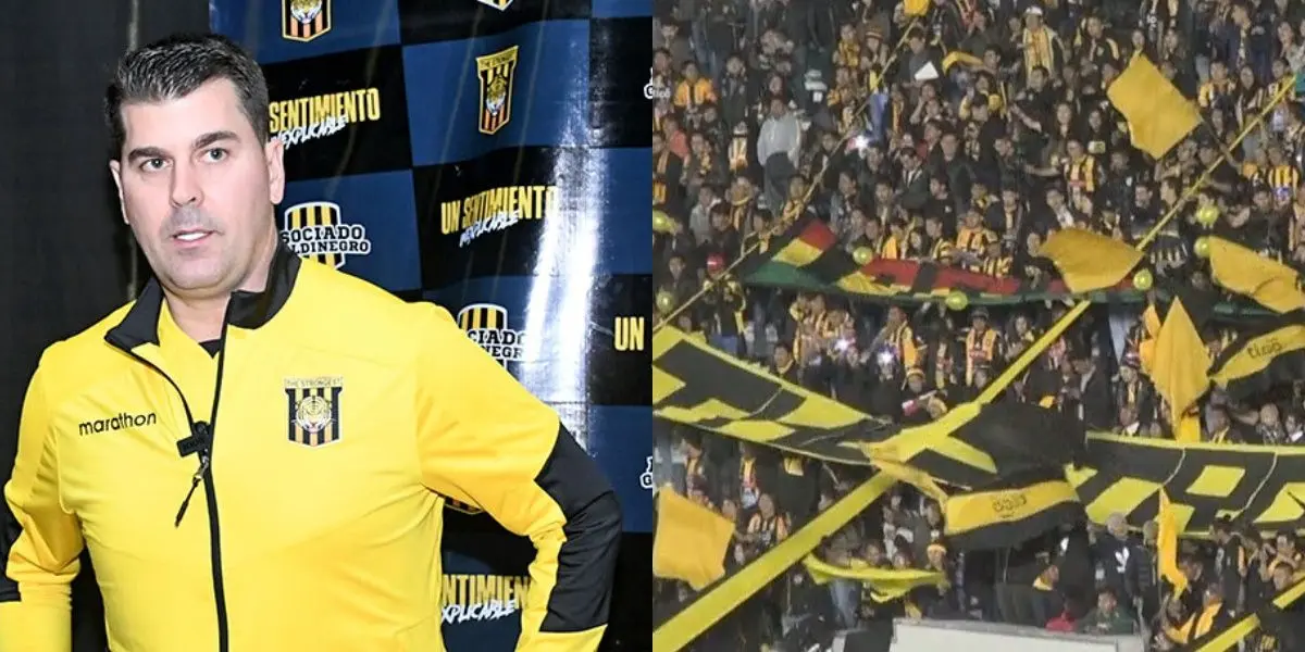 El entrenador que sigue sin poner a uno de sus mejores futbolistas en The Strongest. 