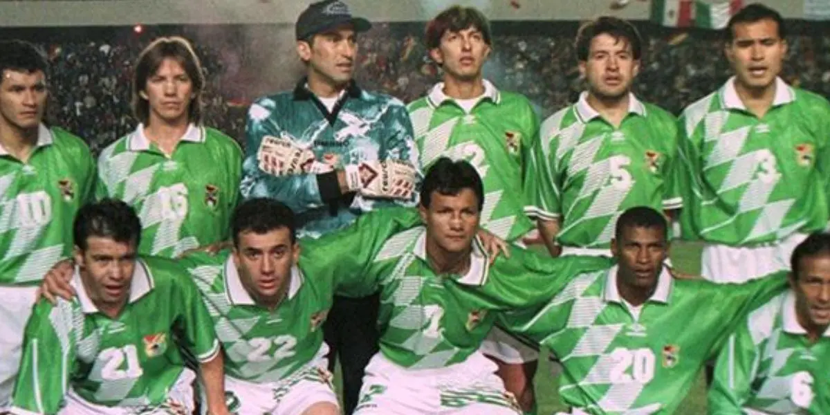El futbolista argentino que gritó un gol con la camiseta de Bolivia. 