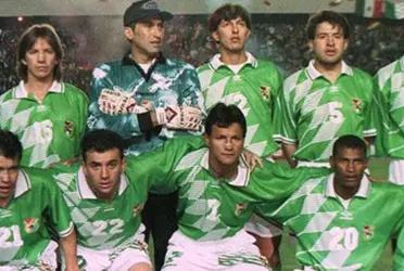 El futbolista argentino que gritó un gol con la camiseta de Bolivia. 