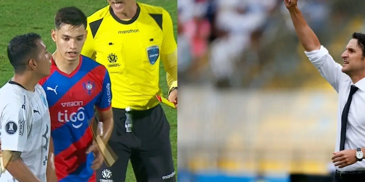 El jugador que se hizo expulsar con el partido terminado y generó el enojo de su entrenador. 