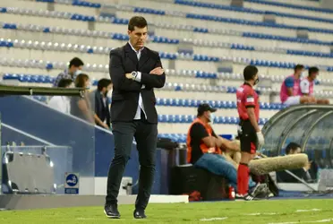 Incredulidad total. El estratega español no encontró explicaciones de porque su equipo no rompió el cero. 