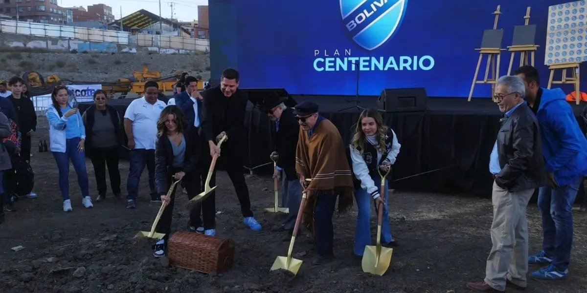 La Academia festeja el avance de la construcción del nuevo estadio.