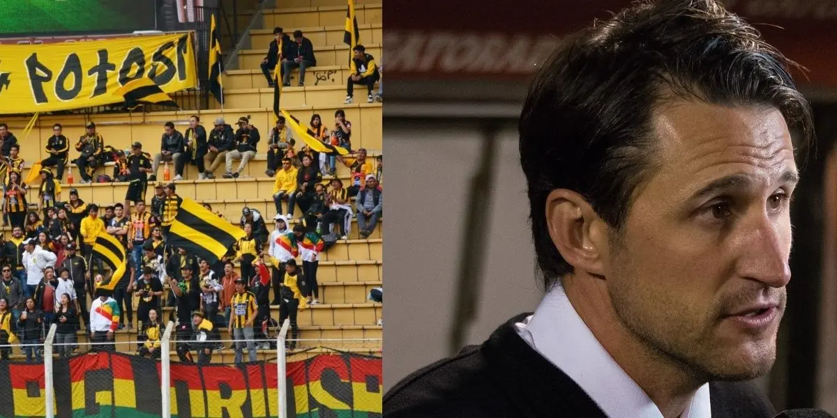 Los dichos del entrenador de Bolívar que afectó a los hinchas de The Strongest. 