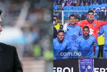 Un histórico jugador de Bolívar habló sobre Biñat. 